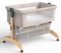 Приставная кроватка Floopsi Baby Bed (хаки) с функцией укачивания №2